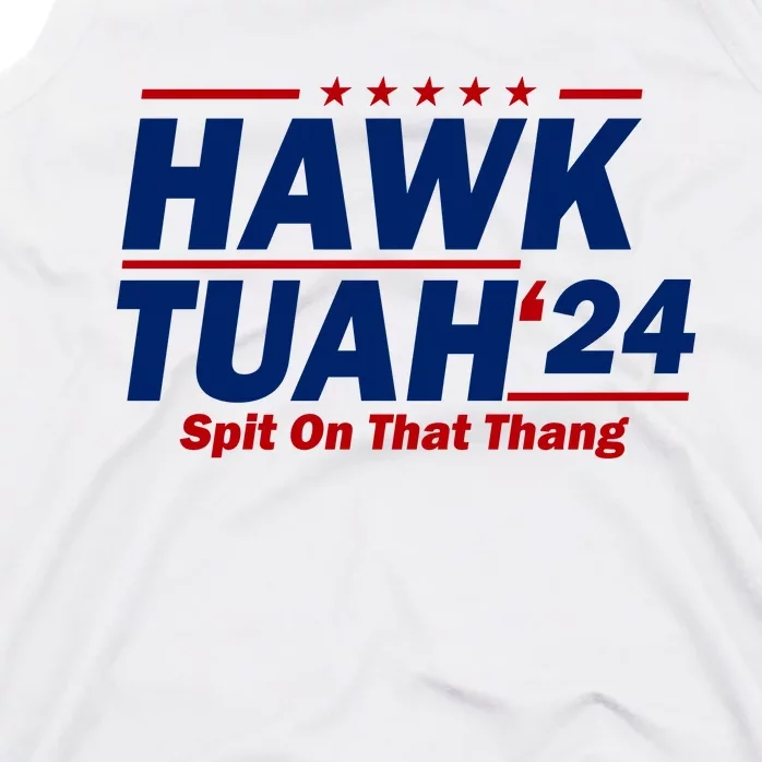 Hawk Tuah Funny Saying Tank Top