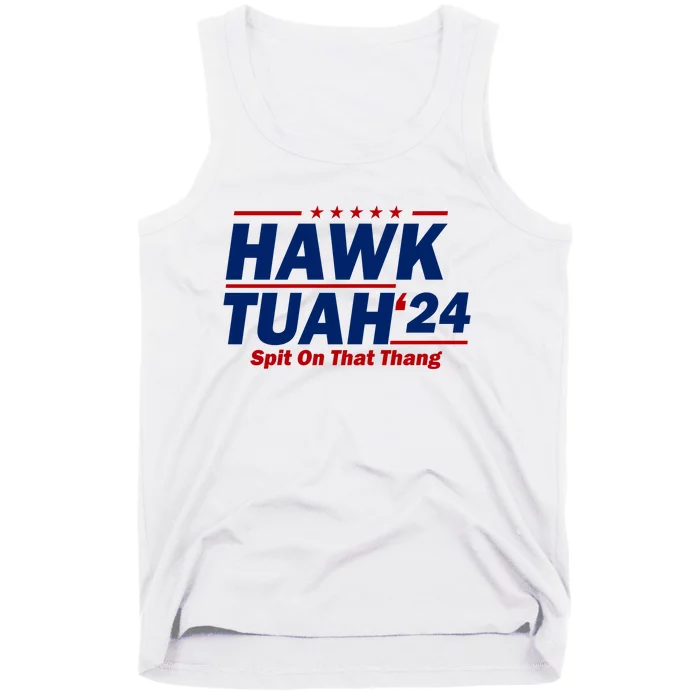 Hawk Tuah Funny Saying Tank Top