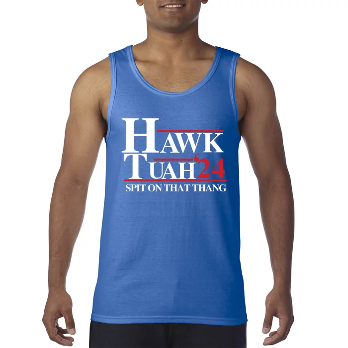 Hawk Tuah Funny Saying Tank Top