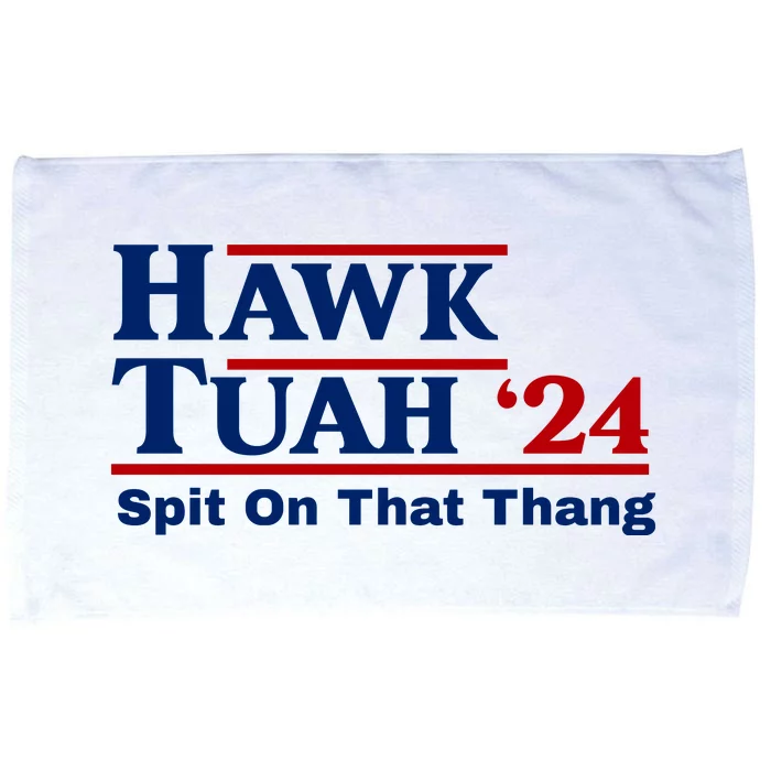 Hawk Tuah Funny Saying Microfiber Hand Towel