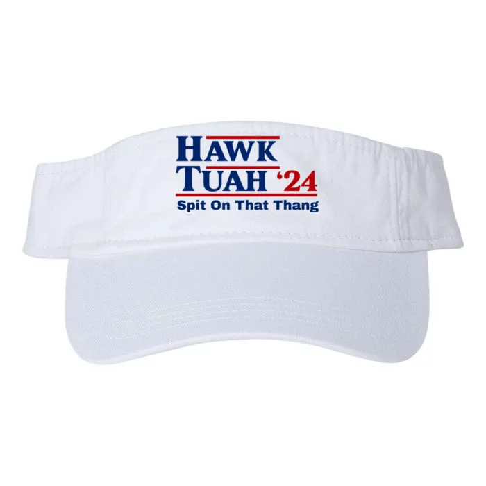 Hawk Tuah Funny Saying Valucap Bio-Washed Visor