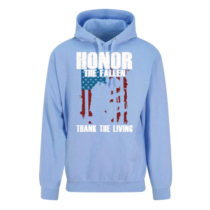 Honor The Fallen Usa Flag Military Veteran Support Gift Funny Gift Unisex Surf Hoodie