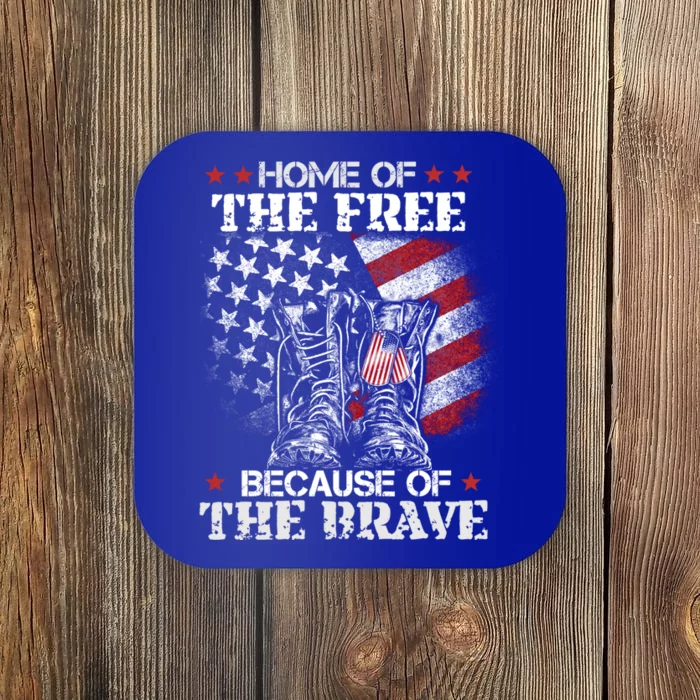 Honor The Fallen Veteran Themed Military Support Memorial Meaningful Gift Coaster