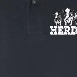 Herd That Funny Cow Lover Farmer Gift Softstyle Adult Sport Polo