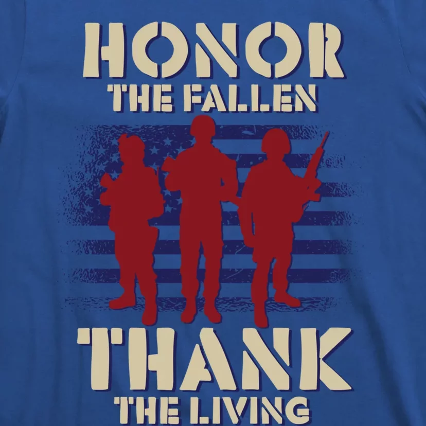 Honor The Fallen Thank The Living Patriotic Memorial Day Gift T-Shirt