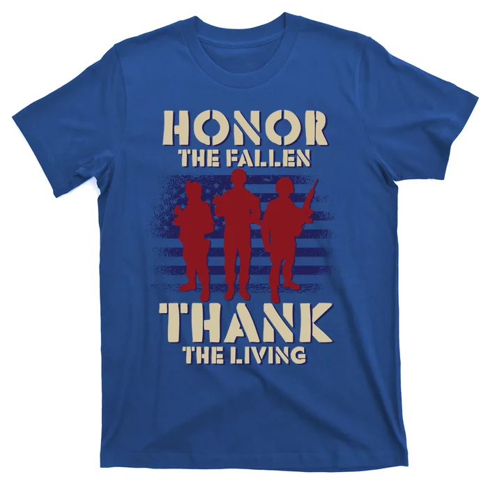 Honor The Fallen Thank The Living Patriotic Memorial Day Gift T-Shirt