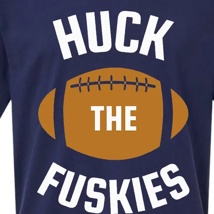 Huck the Fuskies Rivals Washington Oregon Sueded Cloud Jersey T-Shirt