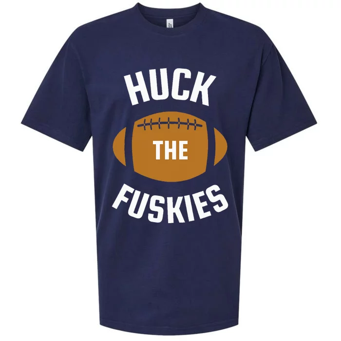 Huck the Fuskies Rivals Washington Oregon Sueded Cloud Jersey T-Shirt