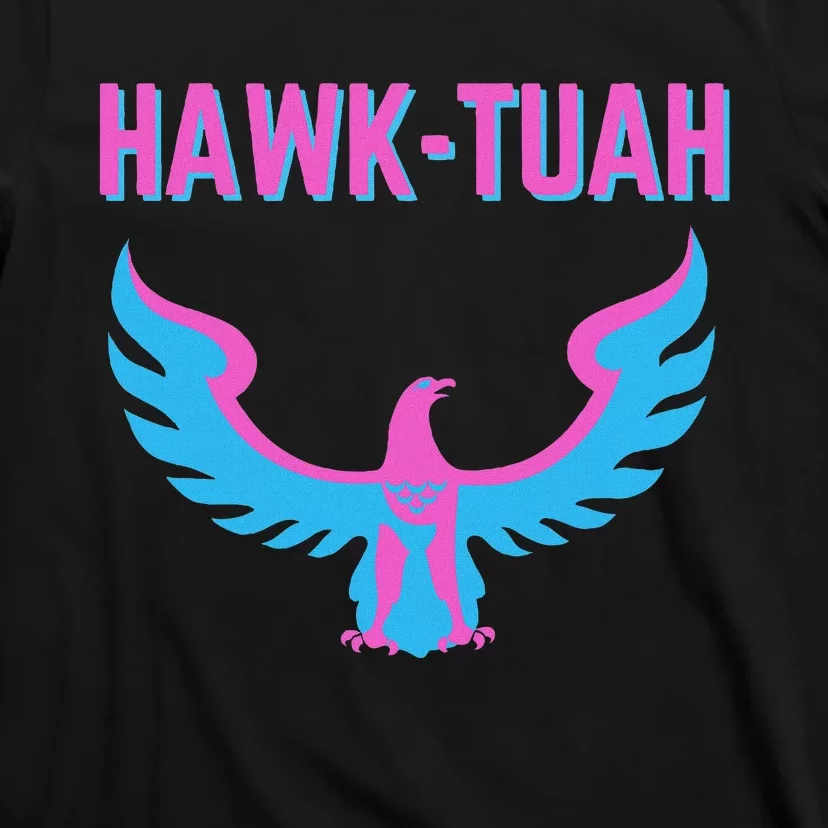 Hawk Tuah Funny Viral Meme Design T-Shirt