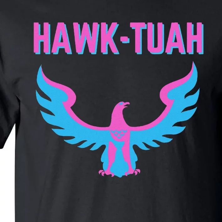 Hawk Tuah Funny Viral Meme Design Tall T-Shirt