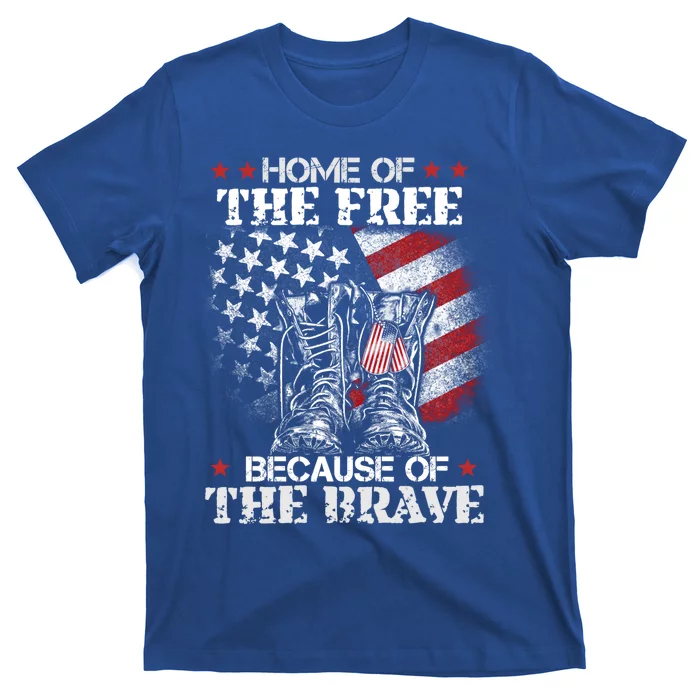 Honor The Fallen Veteran Themed Military Support Memorial Gift T-Shirt