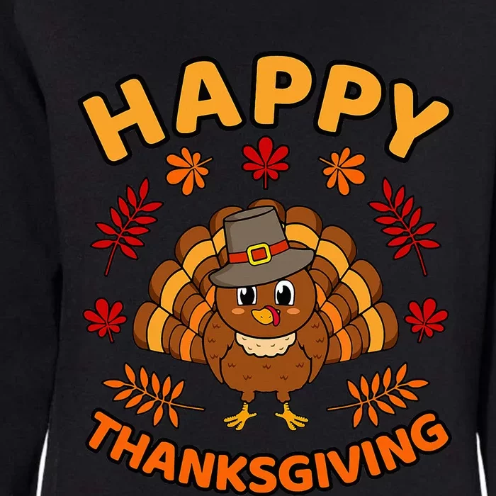 Happy Thanksgiving Funny Turkey Family Womens California Wash Sweatshirt