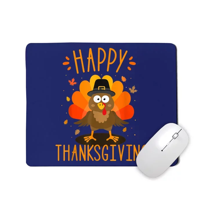 Happy thanksgiving for turkey day family dinner Mousepad