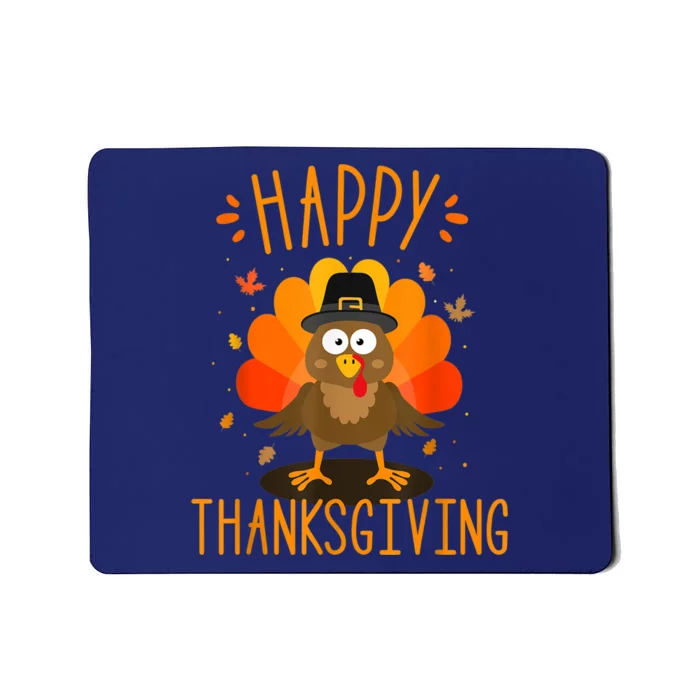 Happy thanksgiving for turkey day family dinner Mousepad