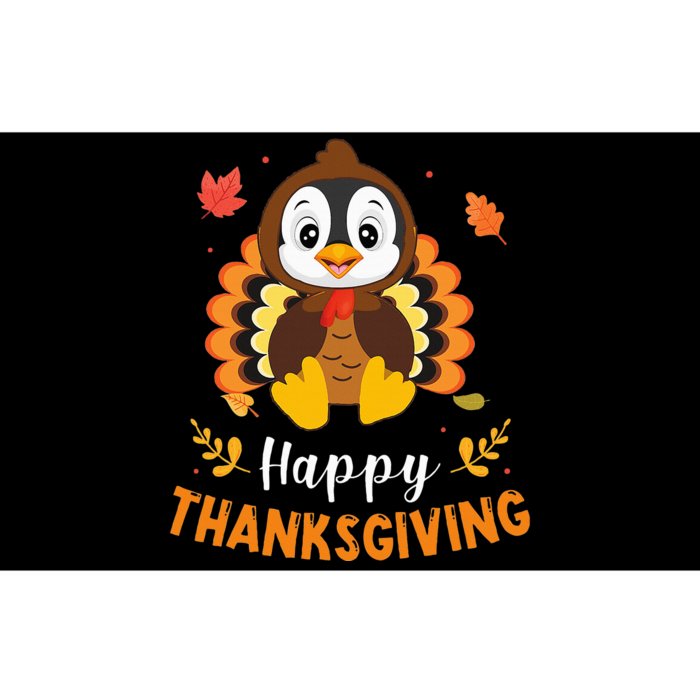 Happy Thanksgiving Funny Penguins Turkey Costume Lover Gifts Bumper Sticker