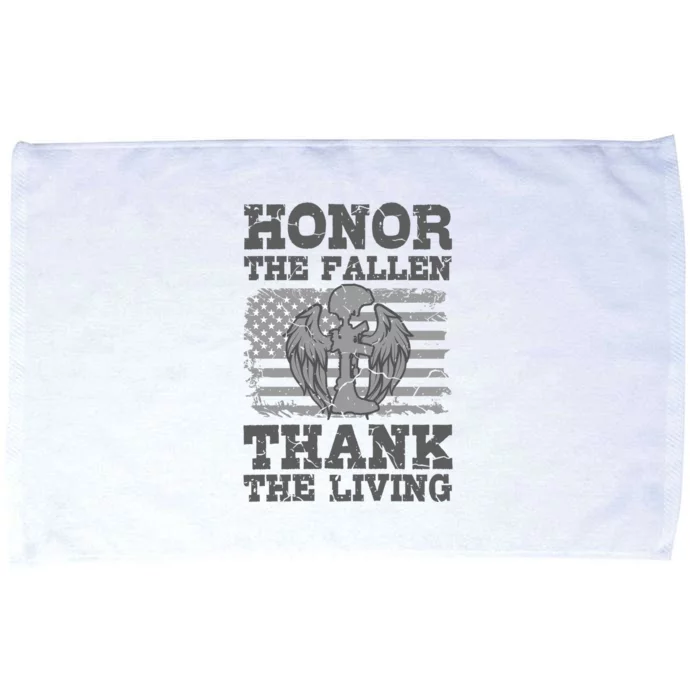 Honor The Fallen American Veteran Gift Veterans Day Soldier Great Gift Microfiber Hand Towel