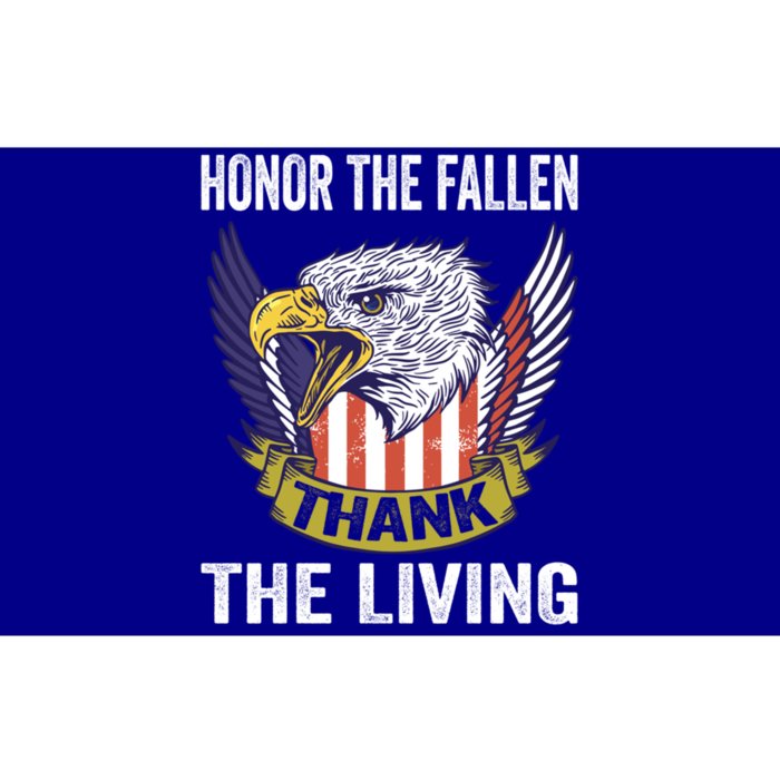 Honor The Fallen Thank The Living Usa Flag Memorial Day Gift Bumper Sticker