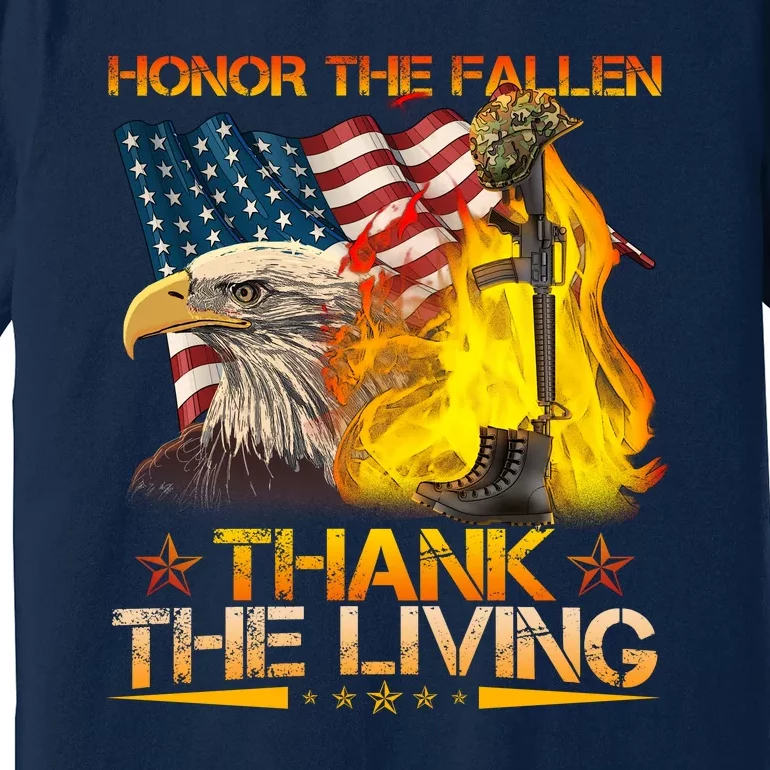 Honor The Fallen Thank The Living Memorial Day Premium T-Shirt