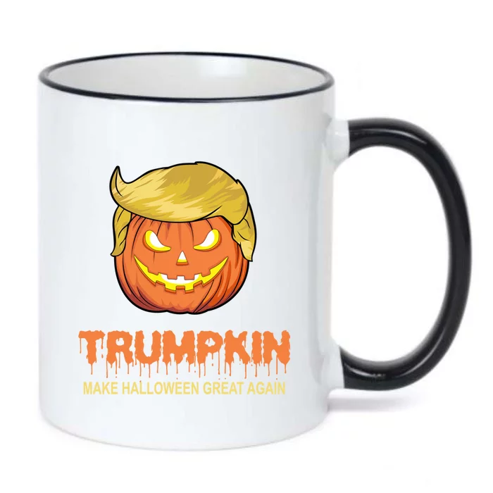 Halloween Trumpkin Funny Gift Make Halloween Great Again Tee Gift Black Color Changing Mug