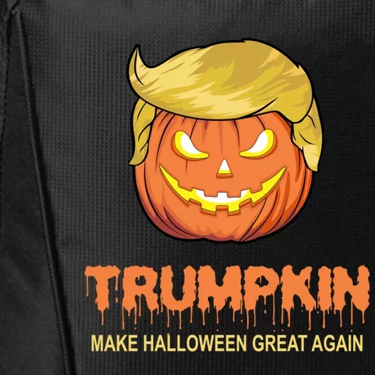 Halloween Trumpkin Funny Gift Make Halloween Great Again Tee Gift City Backpack