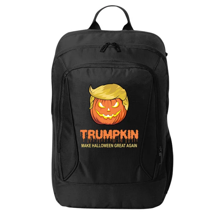 Halloween Trumpkin Funny Gift Make Halloween Great Again Tee Gift City Backpack