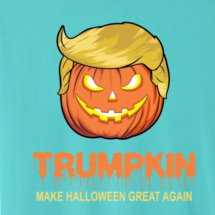 Halloween Trumpkin Funny Gift Make Halloween Great Again Tee Gift ChromaSoft Performance T-Shirt