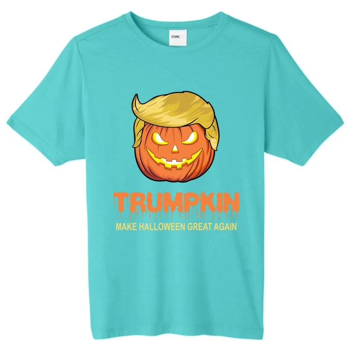 Halloween Trumpkin Funny Gift Make Halloween Great Again Tee Gift ChromaSoft Performance T-Shirt