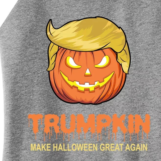 Halloween Trumpkin Funny Gift Make Halloween Great Again Tee Gift Women’s Perfect Tri Rocker Tank