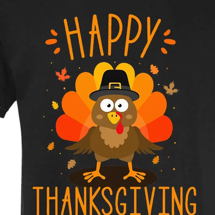 Happy thanksgiving for turkey day family dinner Garment-Dyed Heavyweight T-Shirt