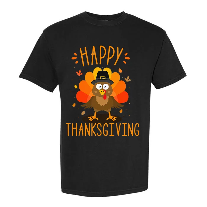 Happy thanksgiving for turkey day family dinner Garment-Dyed Heavyweight T-Shirt