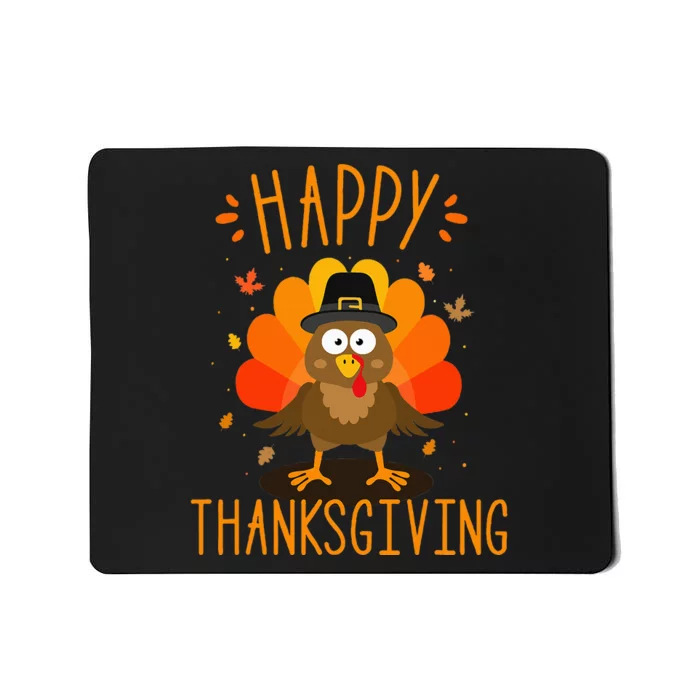 Happy thanksgiving for turkey day family dinner Mousepad