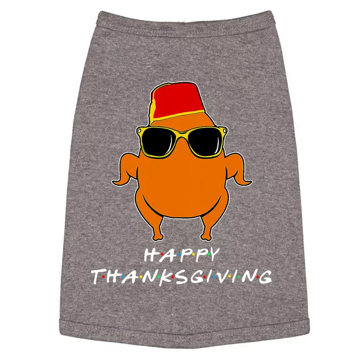 Happy Thanksgiving Friends Turkey Turkey Doggie Tank