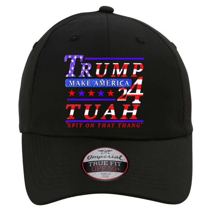 Hawk Tuah Funny Viral Humor Meme Video Tee24 Trump Tuah The Original Performance Cap