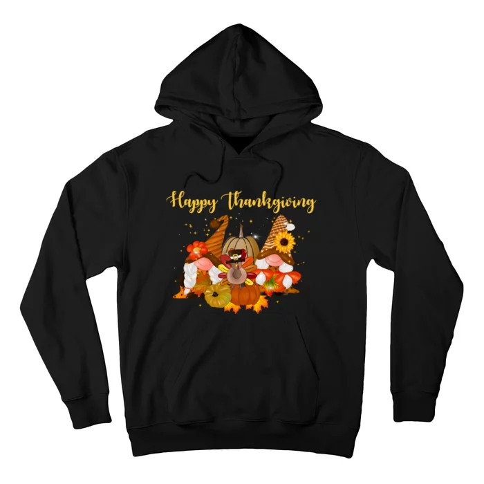 Happy Thanksgiving Fall Gnomes Hoodie