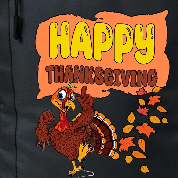 Happy Thanksgiving Festive Fun Holiday Daily Commute Backpack