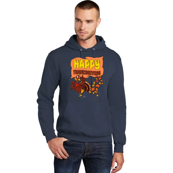 Happy Thanksgiving Festive Fun Holiday Tall Hoodie