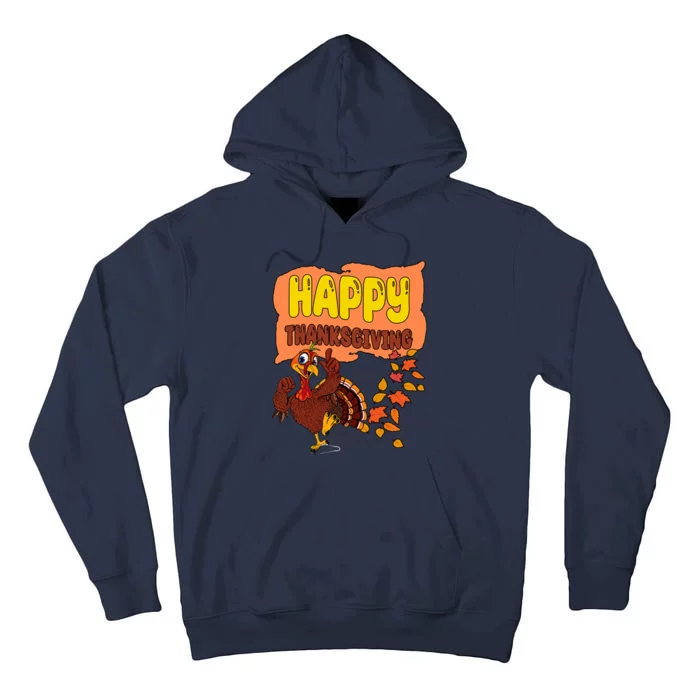 Happy Thanksgiving Festive Fun Holiday Tall Hoodie