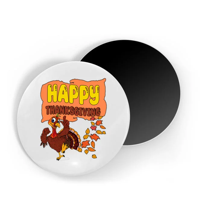 Happy Thanksgiving Festive Fun Holiday Magnet