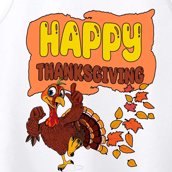 Happy Thanksgiving Festive Fun Holiday Performance Tank