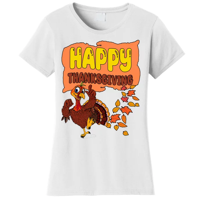 Happy Thanksgiving Festive Fun Holiday Women's T-Shirt