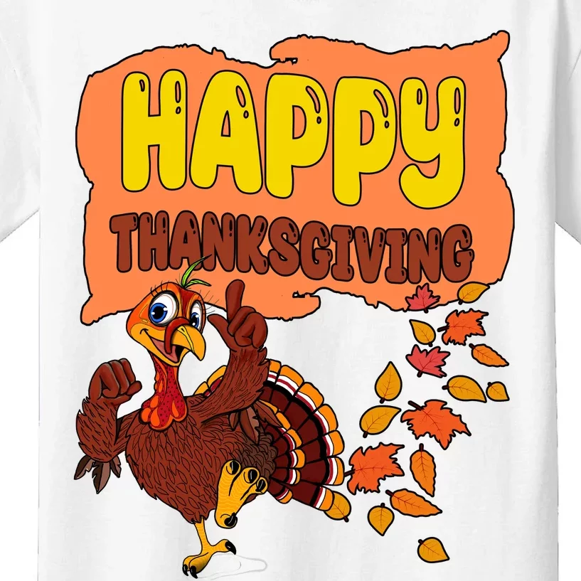 Happy Thanksgiving Festive Fun Holiday Kids T-Shirt