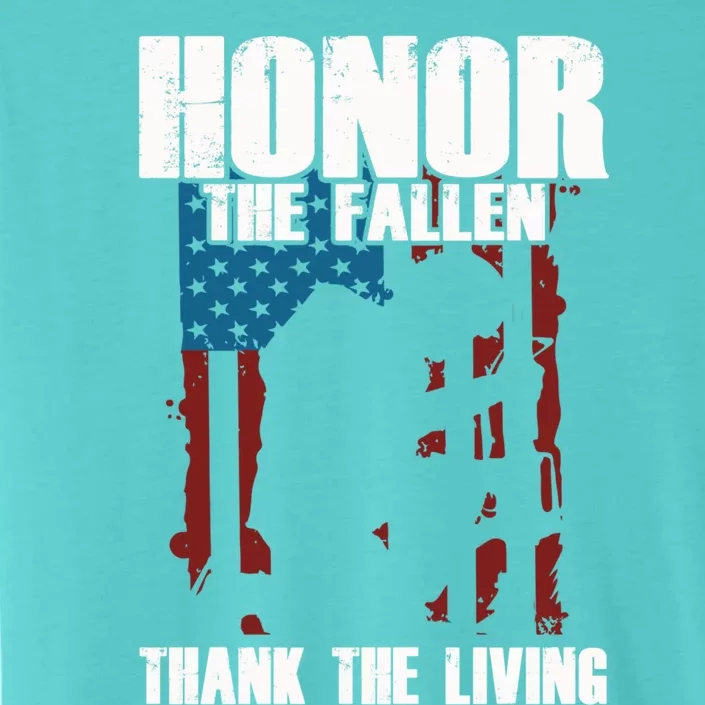 Honor The Fallen Usa Flag Military Veteran Support Gift Great Gift ChromaSoft Performance T-Shirt