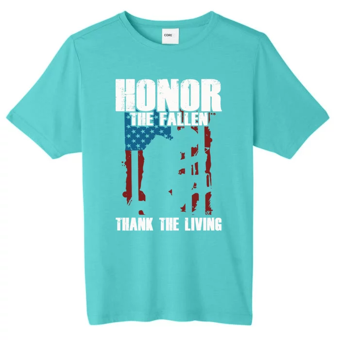 Honor The Fallen Usa Flag Military Veteran Support Gift Great Gift ChromaSoft Performance T-Shirt