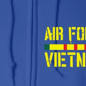 Honor The Fallen Air Force Vietnam Meaningful Gift Full Zip Hoodie