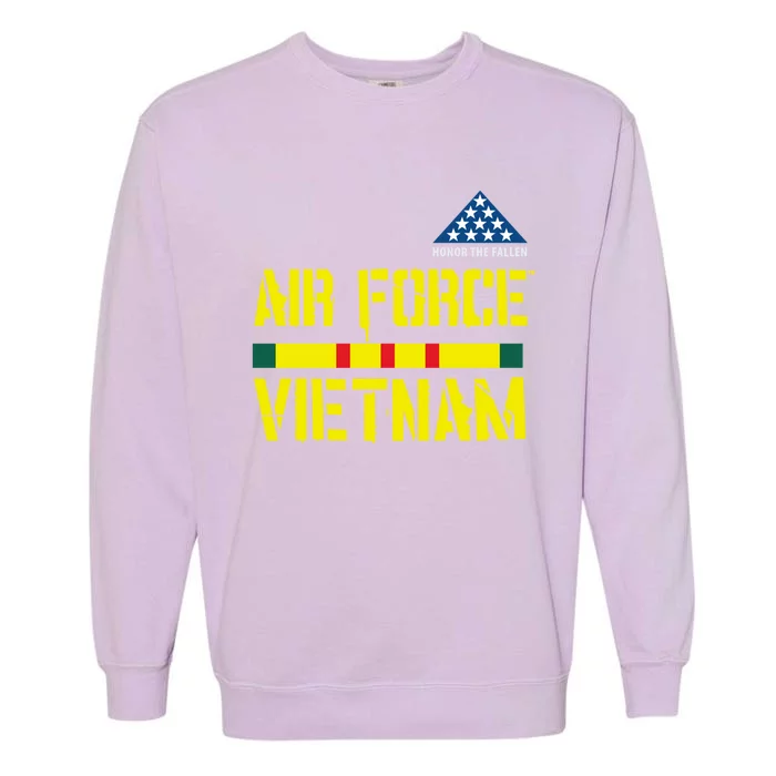 Honor The Fallen Air Force Vietnam Meaningful Gift Garment-Dyed Sweatshirt