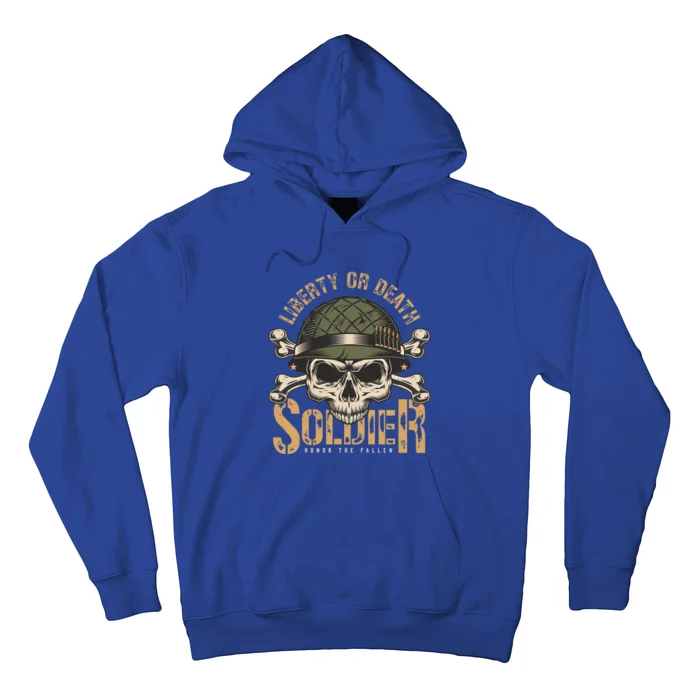 Honor The Fallen Army Heroes Skull In Soldier Helmet Gift Hoodie