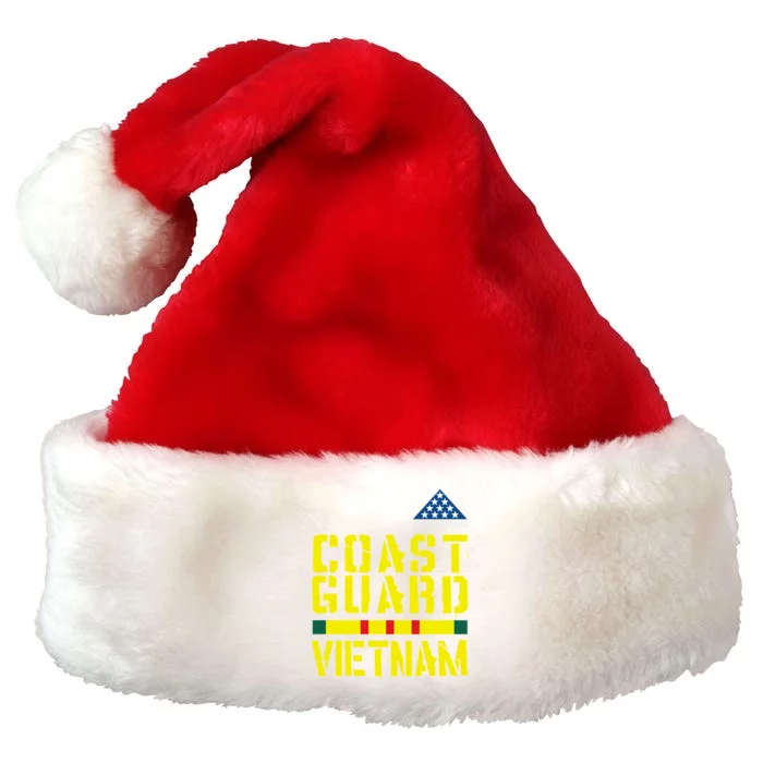 Honor The Fallen Coast Guard Vietnam Funny Gift Premium Christmas Santa Hat