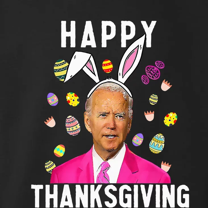 Happy Thanksgiving Funny Joe Biden Confused Happy Easter Day Toddler Hoodie