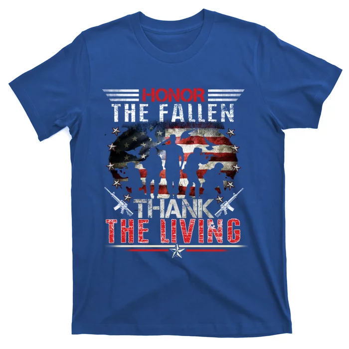 Honor The Fallen Veteran Themed Military Support Memorial Gift T-Shirt