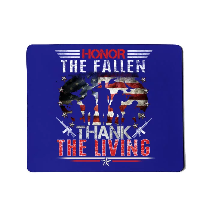 Honor The Fallen Veteran Themed Military Support Memorial Gift Mousepad